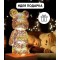 светодиодный ночник bearbrick 3d медведь фейерверк 16 цветов bearbrick