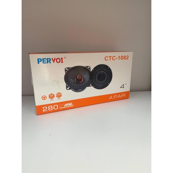 Динаміки PERVOI CTC-1082 10 см 280 Вт чорні PERVOI