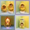 Детский ночник-будильник Little Duck 3в1 с копилкой оранжевый generic