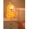 Детский ночник-будильник Little Duck 3в1 с копилкой оранжевый generic