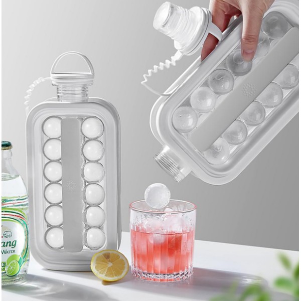 Форма для льоду DIY ICE пляшка на 17 кульок сіра generic