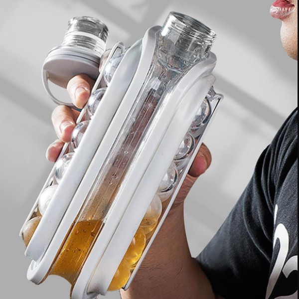 Форма для льоду DIY ICE пляшка на 17 кульок сіра generic