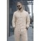 Костюм чоловічий лляний сорочка брюки бежевий k-ton