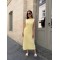 Плаття жіноче лляне жатка жовте k-ton