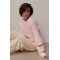 Джемпер oversize з декоративними блискавками на рукавах - рожевий ONE SIZE 76797