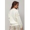 Джемпер жіночий в'язаний oversize молочний
