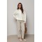 Джемпер жіночий в'язаний oversize молочний