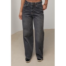 Джинсы женские широкие черные Wide Leg