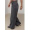 Джинси жіночі широкі чорні Wide Leg
