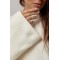 В’язаний джемпер oversize з широкими рукавами - білий ONE SIZE 76805
