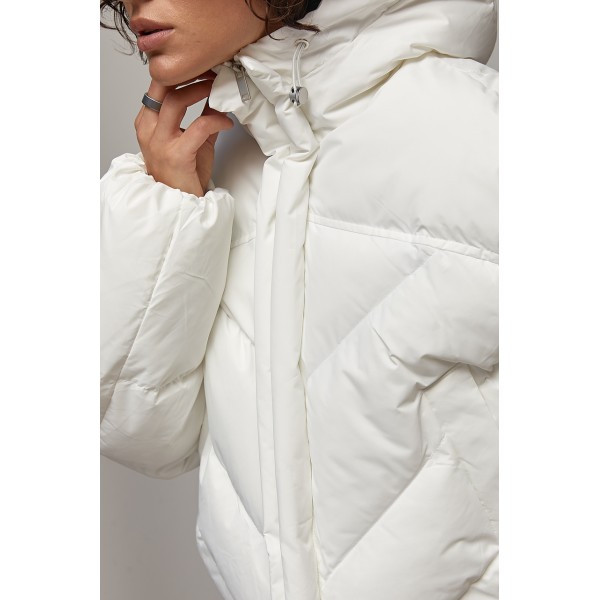 Куртка женская оверсайз белая Lurex