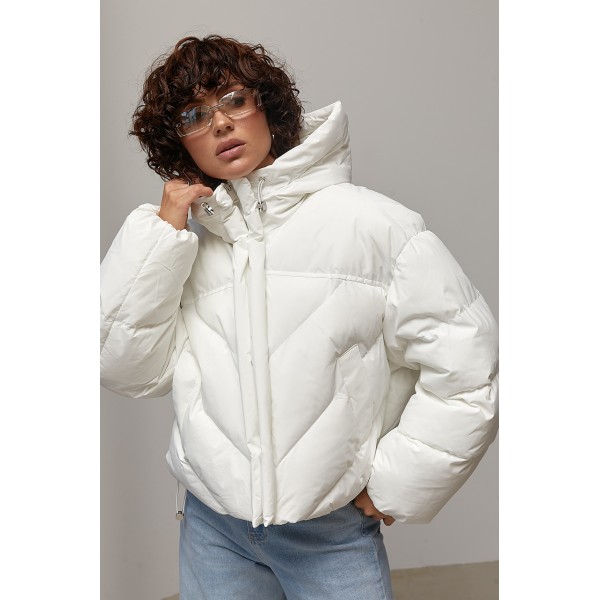 Куртка женская оверсайз белая Lurex