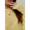 Джемпер жіночий напівпрозорий трикотаж жовтий Lurex