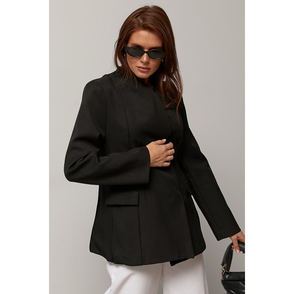 Жакет женский классический черный Lurex