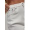 Джинсы женские белые широкие Wide Leg с швами