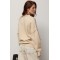 Джемпер жіночий в'язаний oversize бежевий