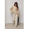 Джемпер жіночий в'язаний oversize бежевий