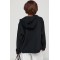 Худі жіноче трикотаж тепле oversize чорне