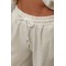 Костюм спортивный женский теплый светло-серый Lurex