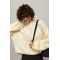 Подовжений в’язаний джемпер oversize - кремовий ONE SIZE 76803
