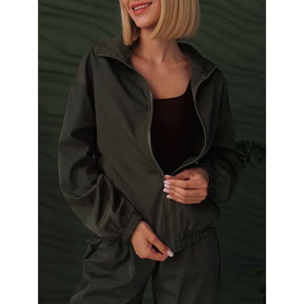 Костюм спортивный женский хаки F-Girl