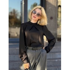 Блуза женская софт черная