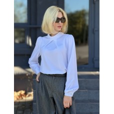 Блуза женская софт белая
