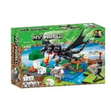 Конструктор My World Minecraft Атака Чорного Дракона 283 деталі