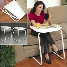 Столик розкладний Table Mate II 52х40 см регульований білий