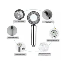 Лейка для душа Multifunctional Faucet двухсторонняя серая