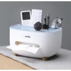 Настільний органайзер серветниця Tissue Box блакитний