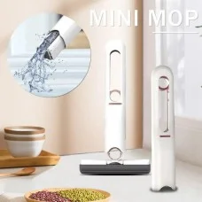 Міні швабра Mini Mop з віджимом портативна біла