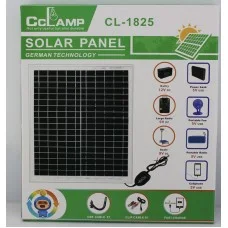 Панель Cclamp CL-1825 сонячна портативна 20 Вт USB вихід