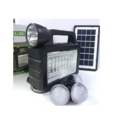 Станция Cclamp CL-28 солнечная с 3 LED лампами и Powerbank