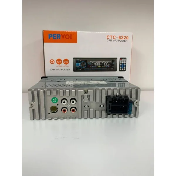 Автомагнитола PERVOI CTC-6220 4x60 Вт 12В/24В Bluetooth PERVOI