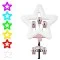 Кільцева лампа-зірка RK-52 RGB 47 см рожева generic
