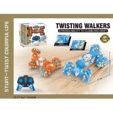 Машинка перевертень Twisting s 27 см на радіокеруванні синя