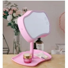 Зеркало Mirror Lamps 2в1 с LED-подсветкой 1200 мАч белое