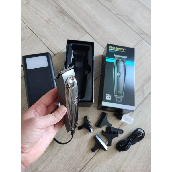 Триммер GEEMY 6711 беспроводной для бороды и волос USB Geemy
