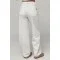 Джинси жіночі білі широкі Wide Leg зі швами Lurex